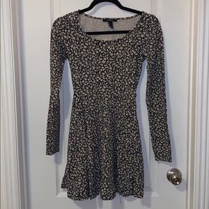 Floral long sleeve dress